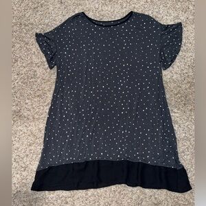 Simply Vera Vera Wang night gown dress with a chiffon hem detail